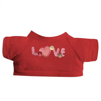 T-Shirt with embroider  "love"