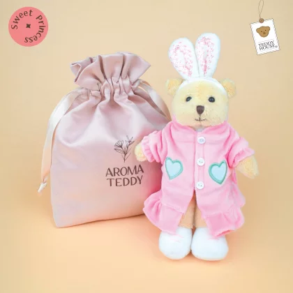 aroma teddy (funcy bunny pink)